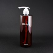 PET 400ml 원형각 슬림 용기