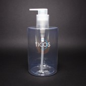 PET 400ml 원형각 통통 용기